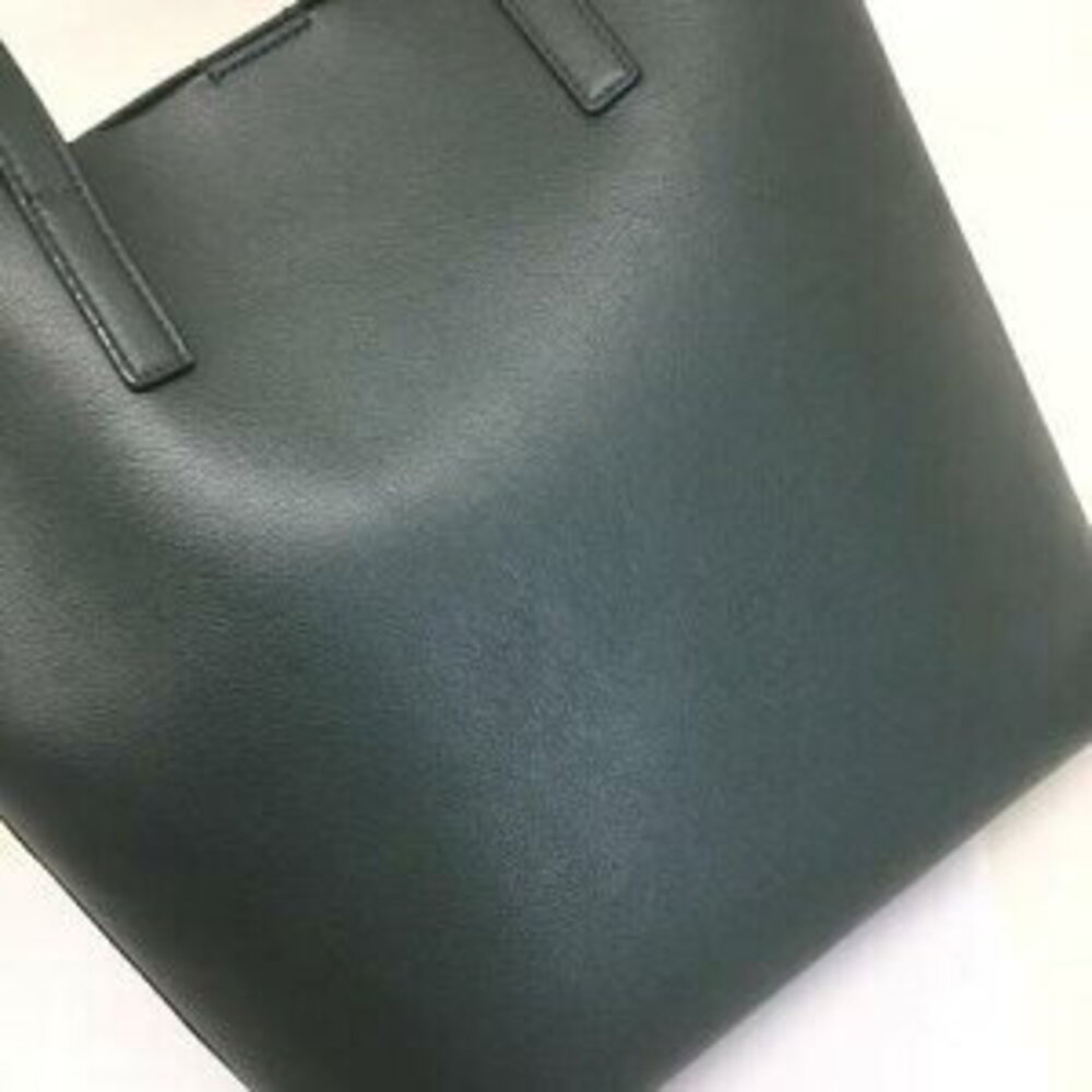 SAINT LAURENT Tote Bag Shoulder Leather Khaki Green - Picture 8 of 15